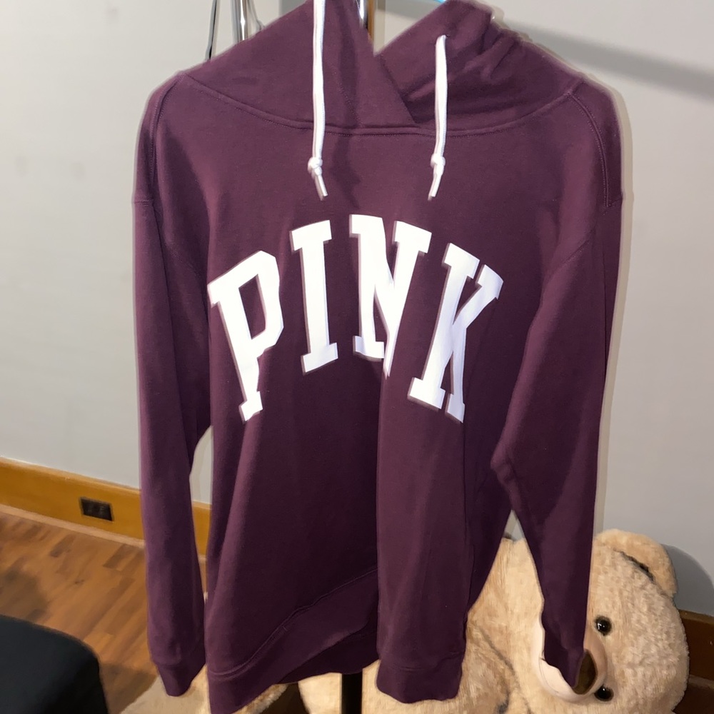 Pink long sleeve hoodie